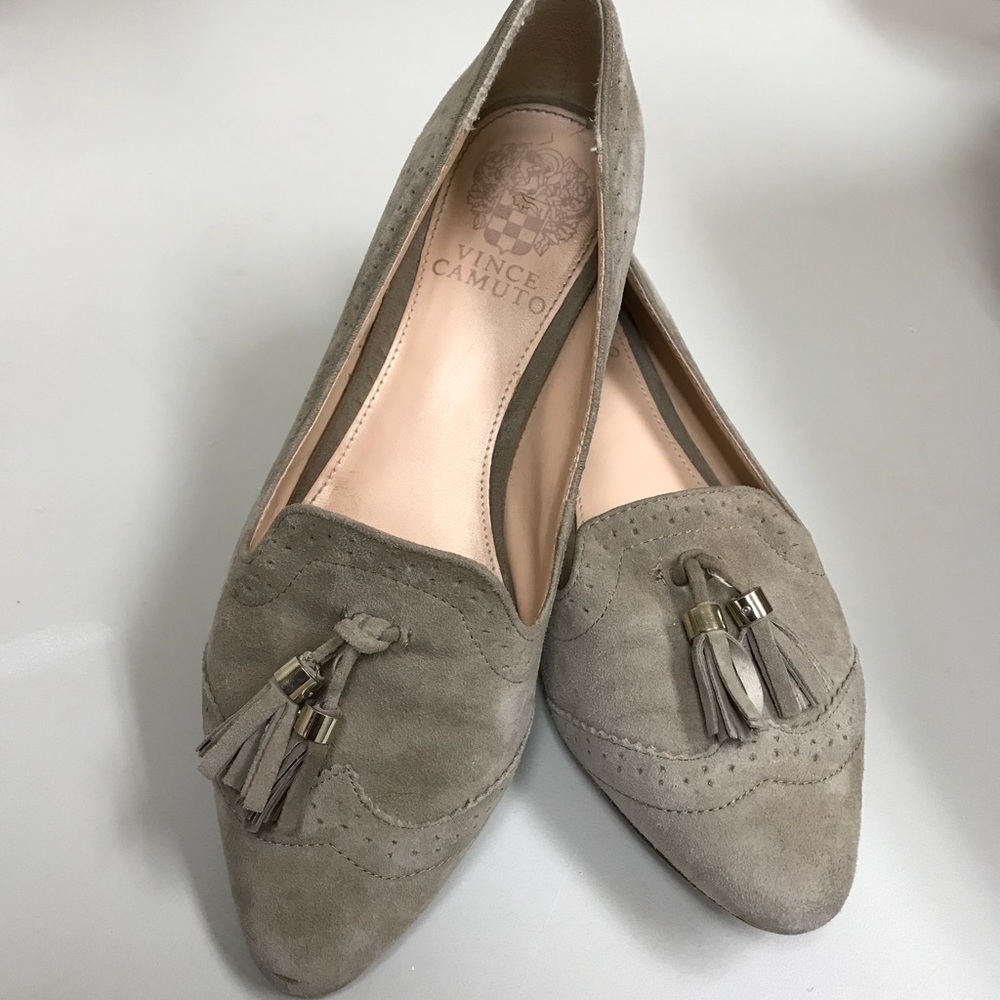 Vince Camuto suede tassel loafer